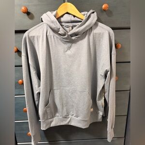 Vuori Light Gray/Blue Hoodie